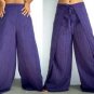 Thai Cotton Drill Wrap Yoga Pants FREESIZE New SALMON PINK