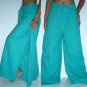 Thai Cotton Drill Wrap Yoga Pants FREESIZE New SALMON PINK