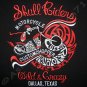 SKULL RIDERS Embroidered Motorcycle Chopper T-Shirt M
