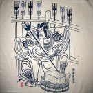 SAMURAI ARCHER Ronin Japan Yakuza T-Shirt L Cream BNWT!