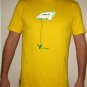 I'm Playing Tape Swing CISSE DJ Disco Rave Party T-shirt Asian M Medium Yellow BNWT