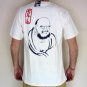 ZEN Buddhist DARUMA Ronin Japan T-shirt XL Cream
