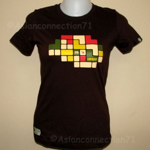 70's LOGIC Cute New CISSE Cap Sleeve T-shirt S Brown