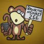SPANK THE MONKEY 25&Acirc;&cent; New SINAN Cotton T-shirt XL RED