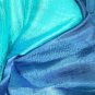 Thai PURPLES and BLUES Pure Raw Silk Fabric Textile Scarf Direct from Thailand 10-31