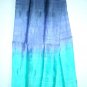 Thai PURPLES and BLUES Pure Raw Silk Fabric Textile Scarf Direct from Thailand 10-31