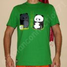 BEACH PANDA Tan Fun New CISSE T-shirt Asian M Green NWT