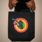 RASTAFARIAN PEACE ONE LOVE Large REGGAE Canvas TOTE BAG L
