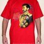 HAILE SELASSIE Roots Rasta Dub REGGAE T-Shirt XXL RED