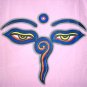 BUDDHA EYES Tibetan Meditation REGGAE T-Shirt L Pink