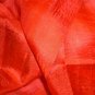 Thai Handcrafted BRIGHT RICH RED 100% Silk Fabric Scarf