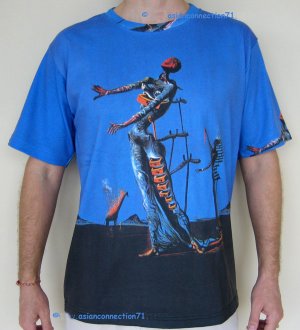 Salvador Dali BURNING GIRAFFE New Art Print T Shirt Men's Short Sleeve L Large