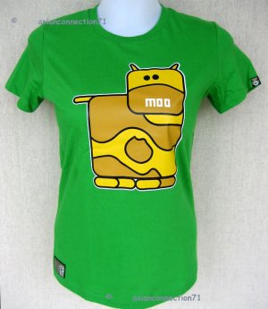 MOO Cow Fun New Cisse Club T-shirt Misses S BNWT! Rare!