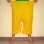 Thai Cotton Fisherman Capri SHORT Yoga Pants FREESIZE Yellow