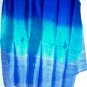 Thai Hand Craft Silk Fabric Scarf BLUES TURQUOISE 6-13