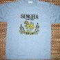 Thai SINGHA Lager BEER Cotton T-shirt M Medium Gray Thailand