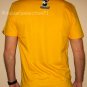 SURREAL FLYING COW Cisse Disco Party Rave T-Shirt Asian M Medium Yellow BNWT