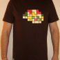 70's LOGIC CISSE Disco Rave T-shirt Asian M Brown