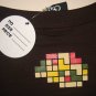 70's LOGIC CISSE Disco Rave Party T-shirt Asian L Brown