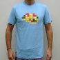 70's LOGIC CISSE Disco Rave Party T-shirt Asian L Brown