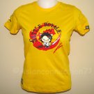 BATTLE ROYALE New Cap Sleeve CISSE T-shirt S Yellow NWT