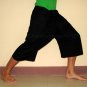 2 Pair Thai Cotton Yoga Fisherman Capri SHORT Pants FREESIZE Casual Asian Trousers