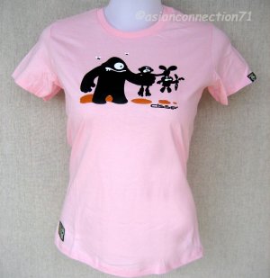 FOOD CHAIN New Cap Sleeve CISSE T-Shirt S PINK BNWT!