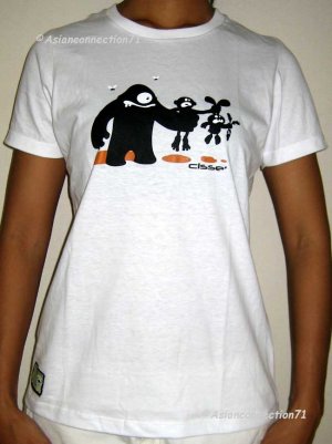 FOOD CHAIN New Cap Sleeve CISSE T-Shirt S White BNWT!