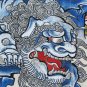 Okinawa SHISA LION Tokyo Yakuza RONIN Japan T-shirt XL Extra Large Cream