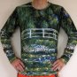 Monet WATER LILY POND New Hand Printed Art Tank Top XL