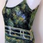 Monet WATER LILY POND New Hand Printed Art Tank Top L