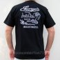 GEORGES New KUSTOM Embroider Biker Hot Rod T-Shirt XXL