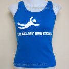 I DO ALL MY OWN STUNTS New Tank Top Freesize / S Blue