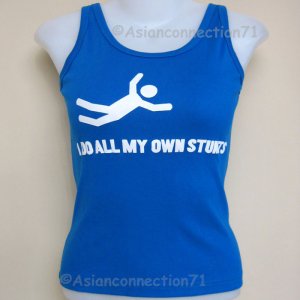 I DO ALL MY OWN STUNTS New Tank Top Freesize / S Blue