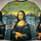 MONA LISA Leonardo Da Vinci LONG SLEEVE Fine Art Print T Shirt Misses S