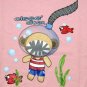 CISSE DIVER Cotton Disco Rave T-shirt Asian M PINK