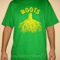ROOTS New Rasta Irie REGGAE Cotton T-Shirt XL Green