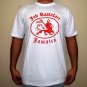 JAH RASTAFARI JAMAICA Roots Rasta Reggae Irie Dub Lion T-Shirt XL White