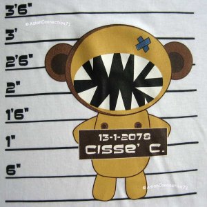CISSE CONVICT CRIMINAL New T-Shirt Asian XXL White BNWT