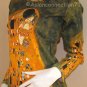 THE KISS Gustav Klimt Long Sleeve Fine Art Print T Shirt Misses L Large