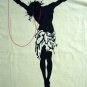 iJesus Cotton i Jesus Punk Rock T-shirt Slim Fit Asian M Yellow