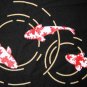 Japanese KOI Lucky Fish RONIN Japan Tokyo Yakuza T-Shirt S Small Black BNWT