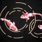 Japanese KOI Lucky Fish RONIN Japan Tokyo Yakuza T-Shirt S Small Black BNWT