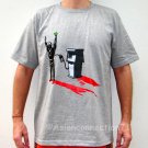 GASOLINE Oil Robbery STICK UP REGGAE T-shirt Gray M Medium
