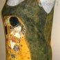 THE KISS Gustav Klimt Fine Art Print Singlet TANK TOP Shirt Misses S Small