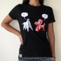 ORIGAMI vs BALLOON New CISSE T-shirt Black Misses S NWT