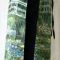 Monet WATER LILY POND New Hand Printed Art Wrap Skirt Freesize S-XL