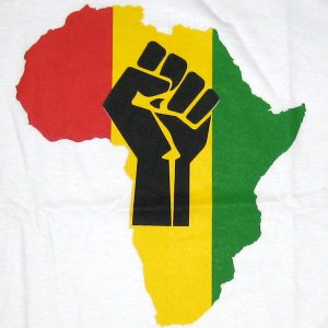 AFRICA POWER Roots Rasta REGGAE T-Shirt XL White