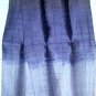 Thai Handcrafted Silk Fabric Scarf Lavendar Blue Black