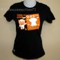 Only One PUG New CISSE Cap Sleeve T-shirt S Black BNWT!